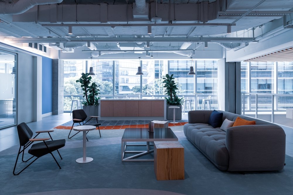 office receiption renovation